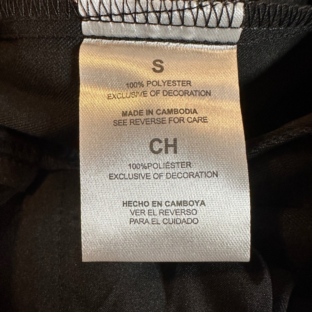 French Connection High Rise Black Wide Leg Trousers Womens Small NWT - Picture 5 of 5